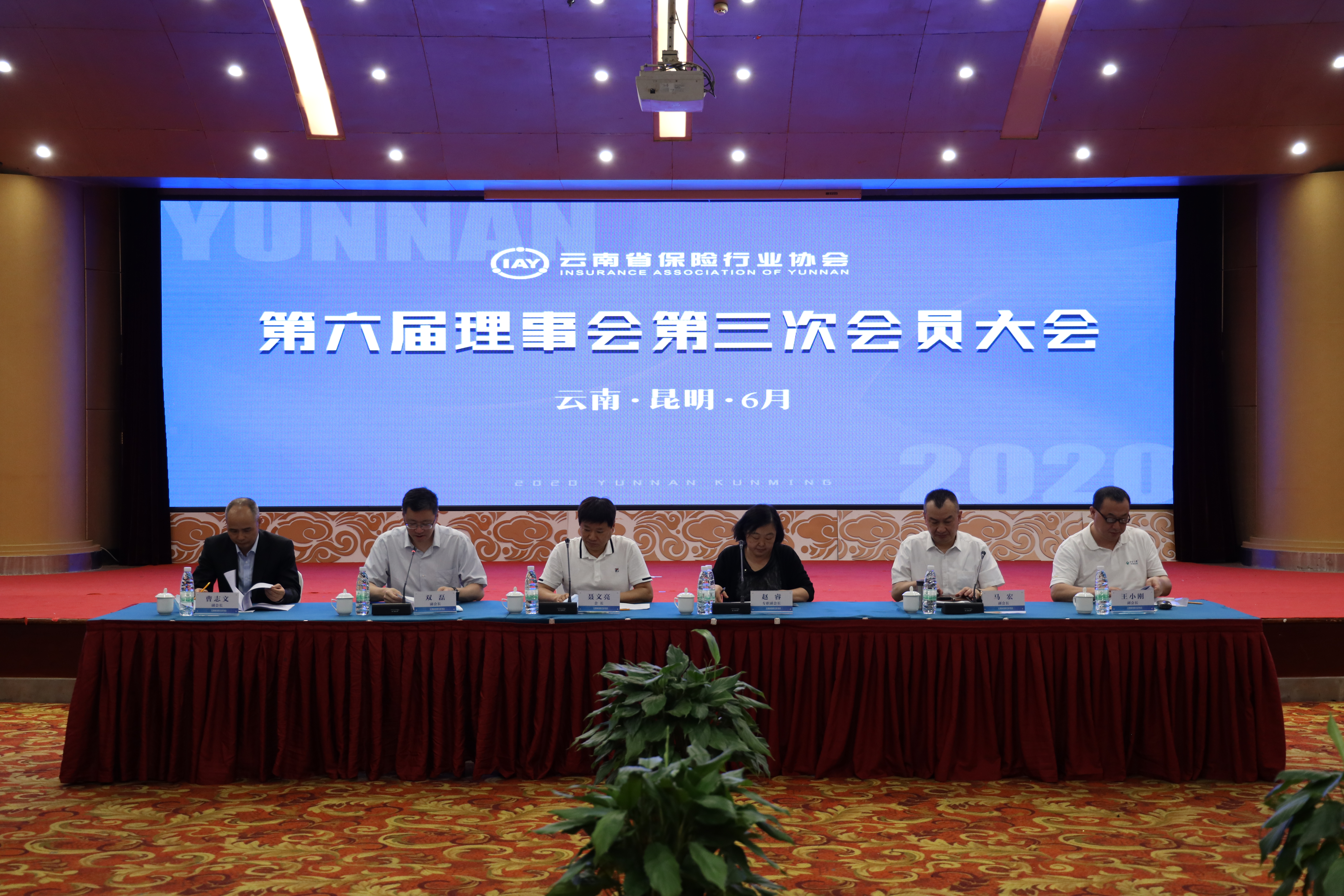 云南省保險行業協會召 開第六屆理事會第三次會員大會